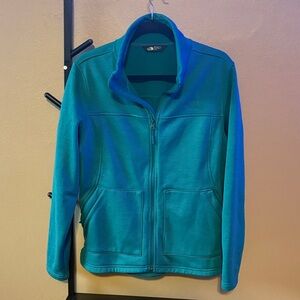 Womens Northface Teal Full-Zip Jacket XL